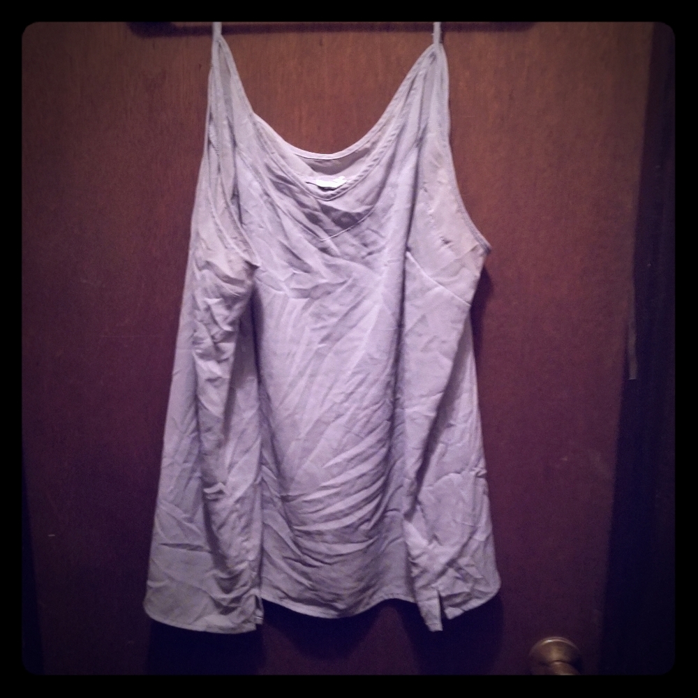 Light blue gray top